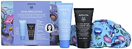 Духи, Парфюмерия, косметика Набор - Apivita Aqua Beelicious Set (f/jelly/50ml + f/cr/40ml + bandage/1pcs)