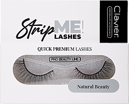 Духи, Парфюмерия, косметика Накладные ресницы - Clavier Quick Premium Lashes Natural Beauty 827