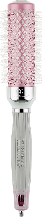 Брашинг d 34 мм, белый - Olivia Garden Nano Thermic Ceramic + Ion — фото N1