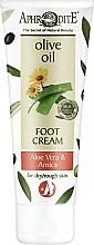 Крем для ніг з екстрактом алое вера і арніки - Aphrodite Aloe Vera Foot Cream — фото N1