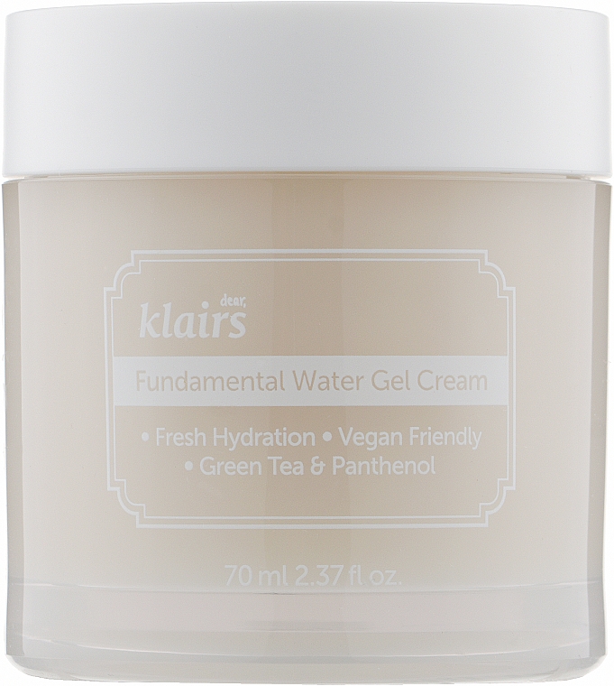 Антиоксидантный гель для лица - Klairs Fundamental Watery Gel Cream — фото N1