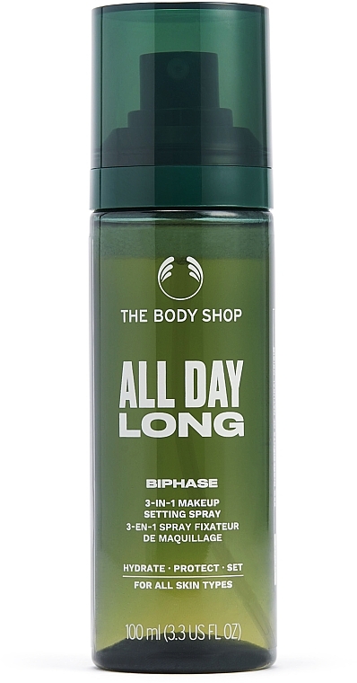Двофазний спрей для фіксації макіяжу ALL DAY LONG - The Body Shop All Day Long — фото N1