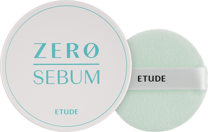 Мінеральна матувальна розсипна пудра для обличчя - Etude Zero Sebum Drying Powder — фото N2