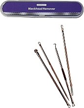 Набор из четырех двухсторонних инструментов для удаления угрей - MODAY Blackhead Remover — фото N2