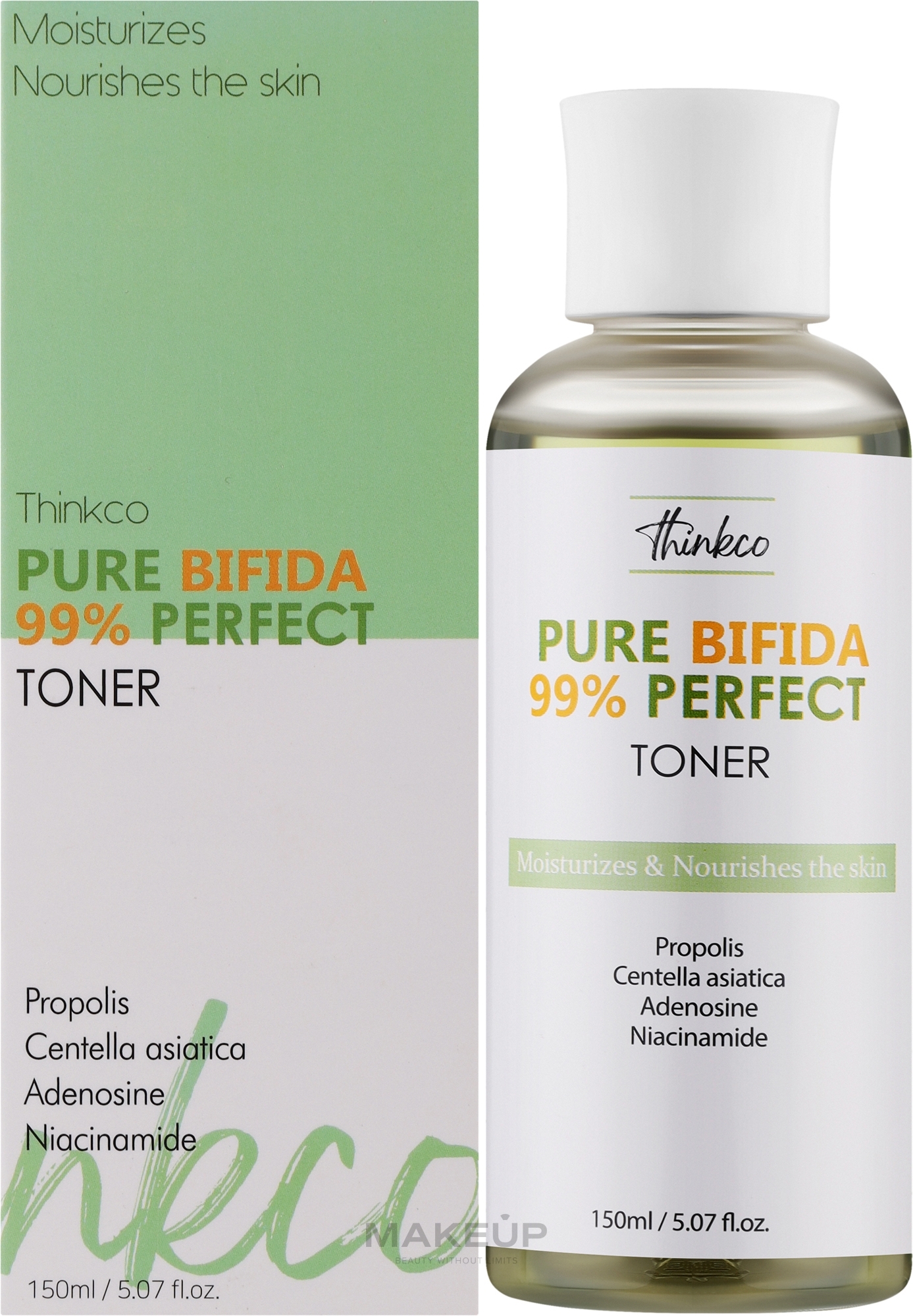 Укрепляющий тонер с бифидобактериями - Thinkco Pure Bifida 99% Perfect Toner — фото 150ml