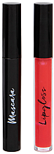 Набір - Technic Cosmetics Cosmetic Stoking (mascara/2ml + lip/gloss/2ml + sock/1pc) — фото N4
