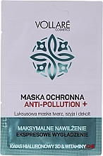 Маска для лица "Увлажняющая гиалуроновая кислота + витамины С и Е" - Vollare Anti-Pollution Protection Mask — фото N5