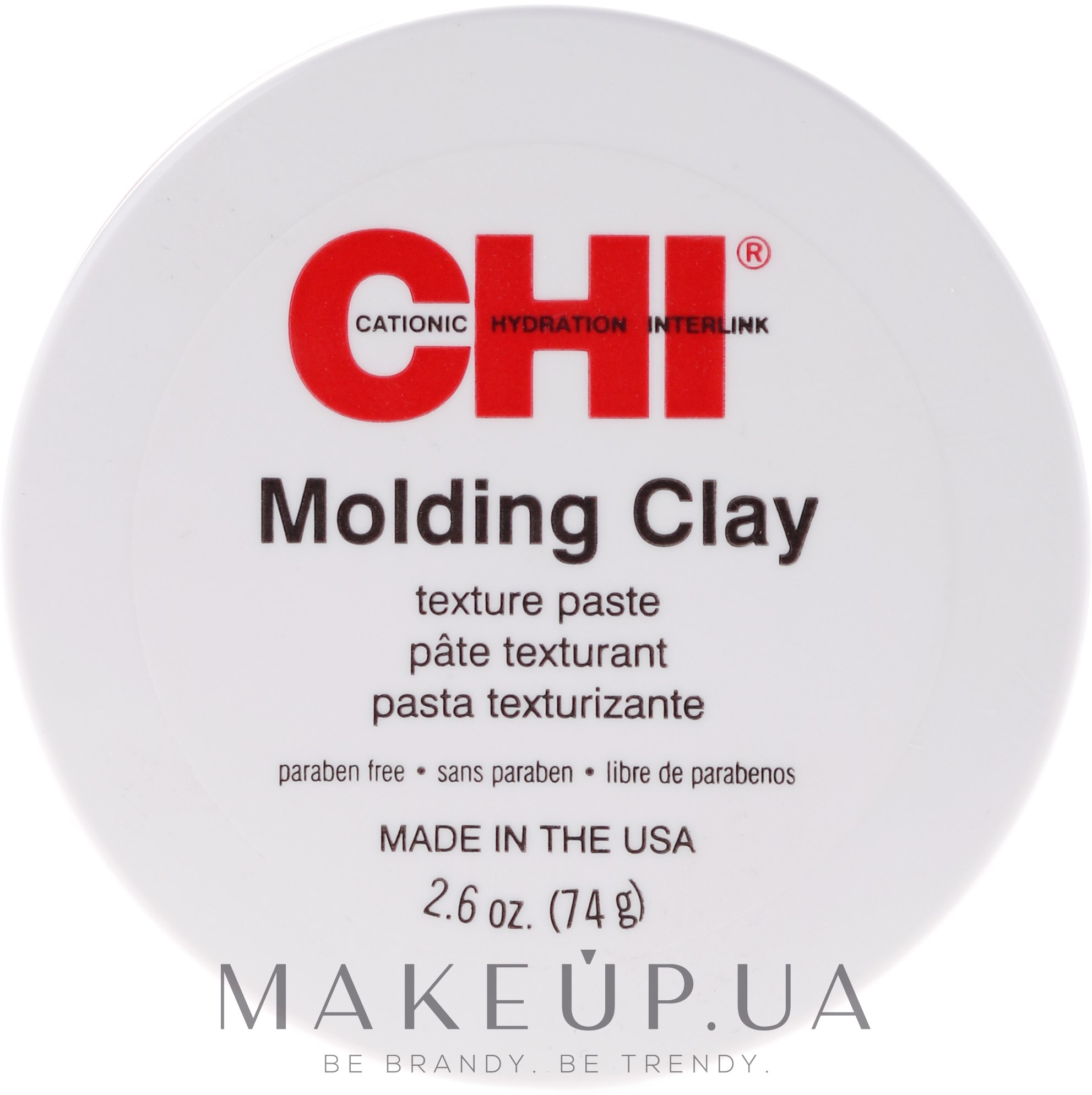 Текстурная паста укладки для волос - CHI Molding Clay — фото 74g