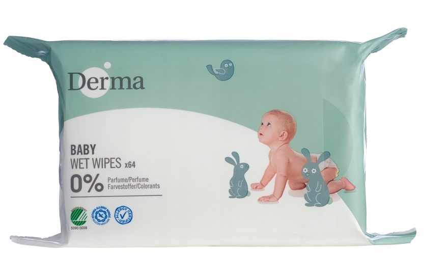 Набор - Derma Eco Baby (cr/100ml + cr/100ml + shm/150ml + wipe/64) — фото N4