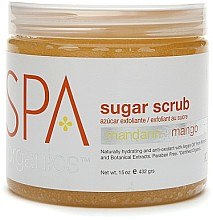 Парфумерія, косметика Розгладжувальний рисовий скраб - BCL SPA Mandarin and Mango Sugar Rice Scrub