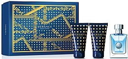 Парфумерія, косметика Versace Pour Homme - Набір (edt 50ml + asb 50ml + sh/gel 50ml)