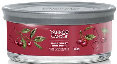 Ароматическая свеча в стакане "Black Cherry", 5 фитилей - Yankee Candle Singnature — фото N1