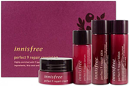 Духи, Парфюмерия, косметика Набор - Innisfree Perfect 9 Repair Special Kit (f/ton/25ml + f/lot/25ml + f/cr/10ml + f/ser/15ml)