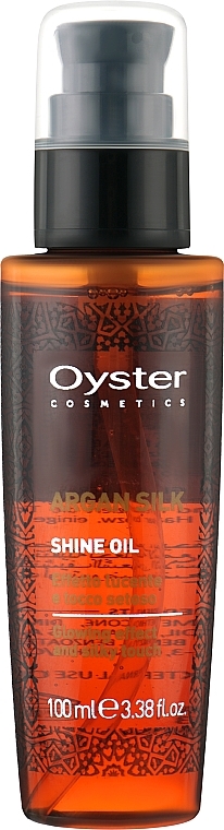 Аргановое осветляющее масло для волос - Oyster Cosmetics Argan Silk Shining Oil Glowing Effect And Silky Touch — фото N1