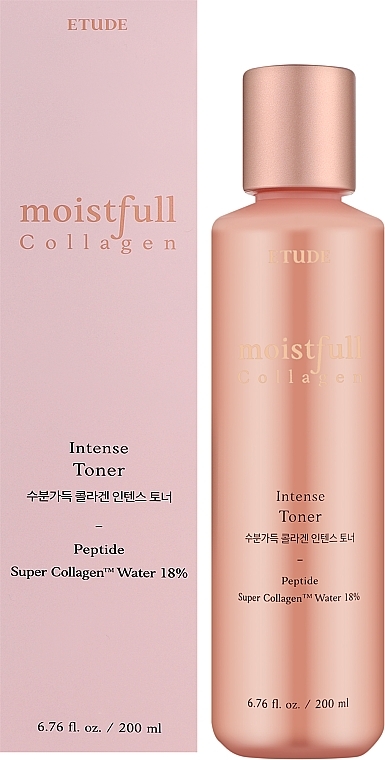 Интенсивный тонер для лица с коллагеном - Etude House Moistfull Collagen Intense Toner — фото N2