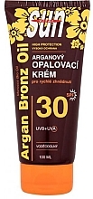 Сонцезахисний крем для тіла - Vivaco Sun Argan Bronz Oil Tanning Cream SPF30 — фото N1