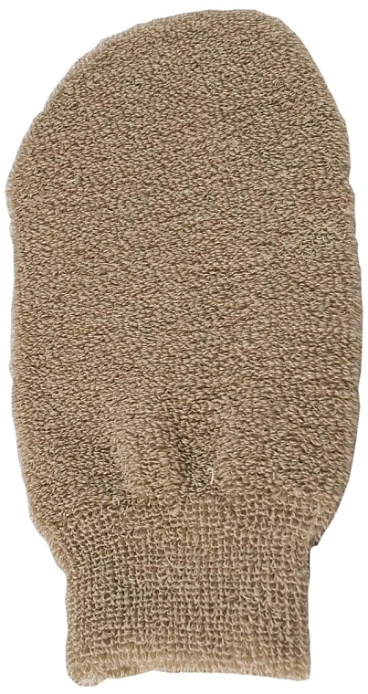 Рукавичка для душу, із суміші коноплі та льону - Naturae Donum Scrub Glove Hemp Linen — фото N1