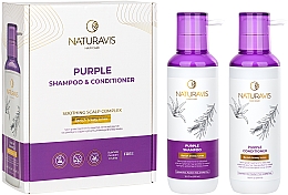 Набір: шампунь і кодиціонер "Purple" - Naturavis Purple Shampoo & Conditioner Set (shm/500ml + cond/500ml) — фото N1