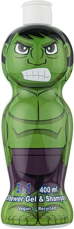 Гель-шампунь - Air-Val International Hulk 2D Shower Gel & Shampoo — фото N1