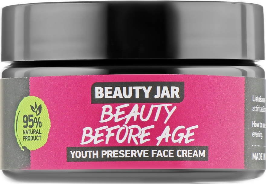 Антивозрастной крем для лица - Beauty Jar Beauty Before Age Youth Preserve Face Cream — фото N2