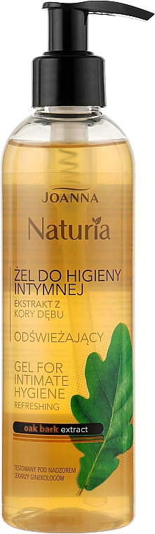Гель для інтимної гігієни з екстрактом дубової кори - Joanna Naturia Intimate Hygiene Gel — фото N1