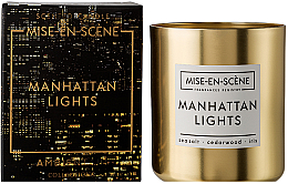 Парфумерія, косметика Ароматична свічка - Ambientair Mise En Scene Manhattan Lights