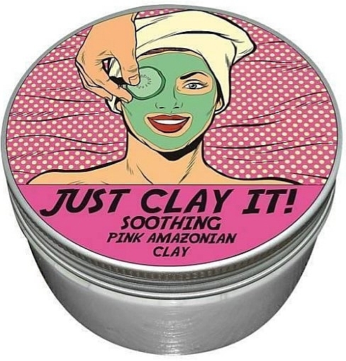 Успокаивающая и смягчающая розовая глина для лица - New Anna Cosmetics Just Clay It! Soothing Softening Pink Amazonian Clay — фото N1