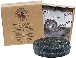 Парфумерія, косметика Твердий шампунь "Активне вугілля" - Natava Solid Shampoo