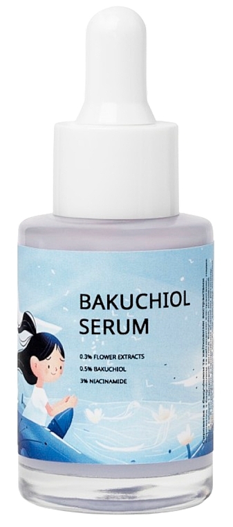 Сыворотка для лица с бакучиолом и цветочными экстрактами - SkinRiches Bakuchiol Serum  — фото N1