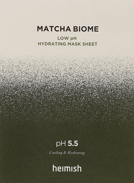 Тканевая маска для лица - Heimish Matcha Biome Low pH Hydrating Mask Sheet — фото N1