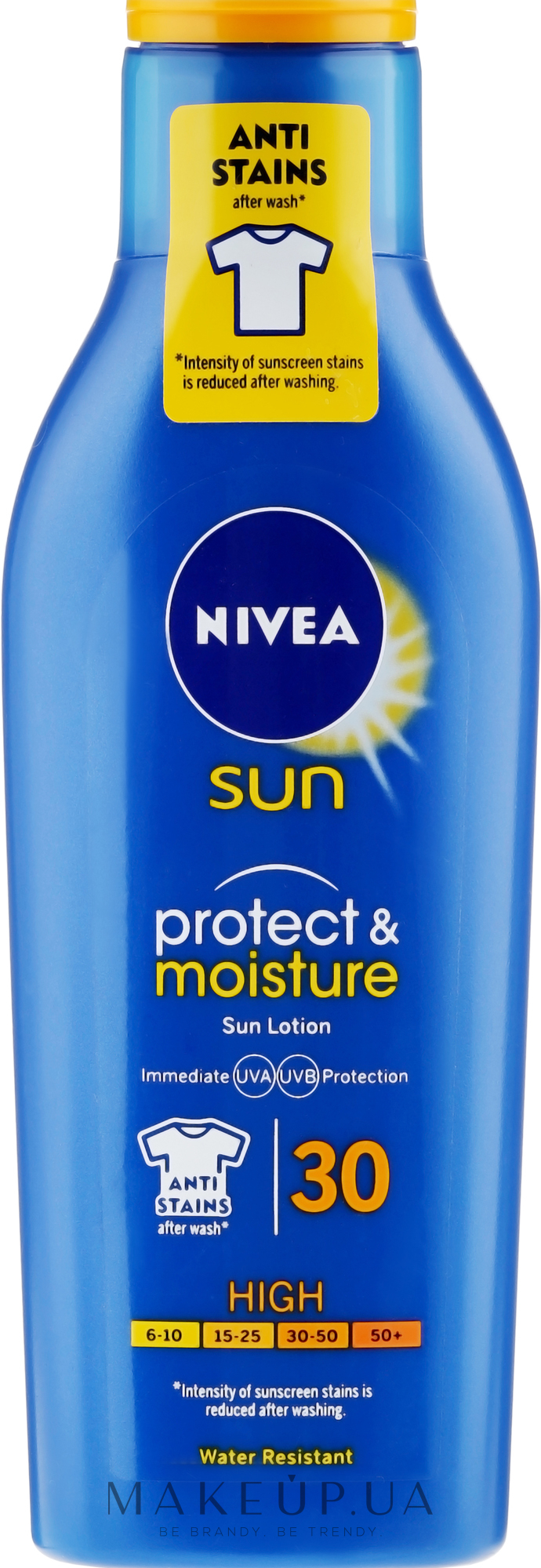 Лосьон увлажняющий солнцезащитный "Защита и увлажнение" SPF 30 - NIVEA Sun Care — фото 200ml
