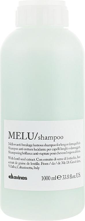 Шампунь для пошкодженого волосся - Davines Melu Shampoo Anti-Rottura Lucidante — фото N3
