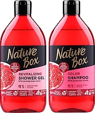 Набор - Nature Box Pomegranate Gift Set (shm/385ml + sh/gel/385ml) — фото N2