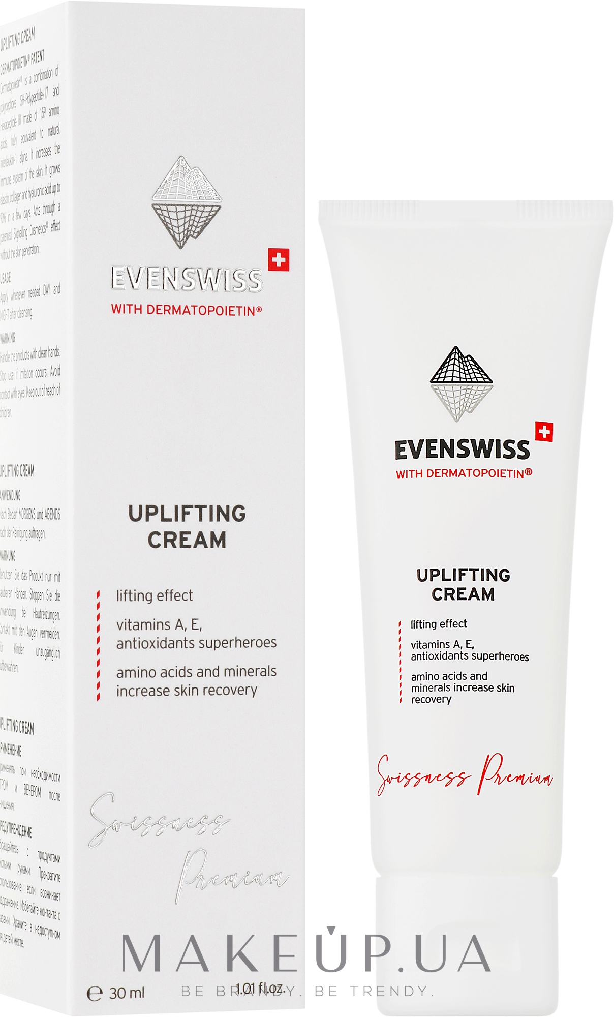 Ліфтинг-крем для всіх типів шкіри - Evenswiss Uplifting Cream — фото 30ml