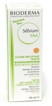 Духи, Парфюмерия, косметика Тональный крем-гель - Bioderma Sebium Mat Tinted Anti-shine Fluid