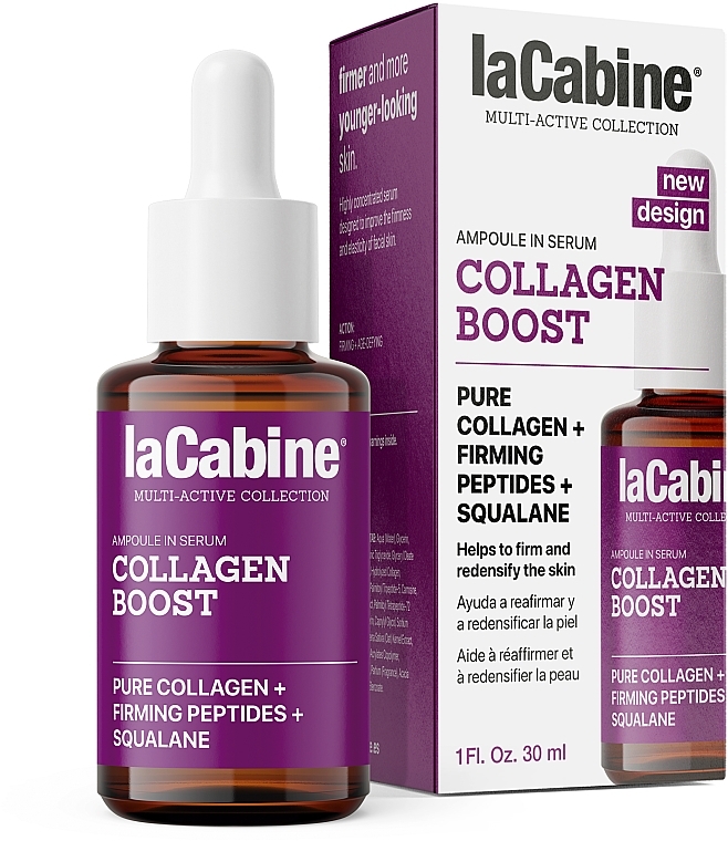 Висококонцентрована сироватка з колагеном для пружної шкіри - La Cabine Collagen Boost — фото N1