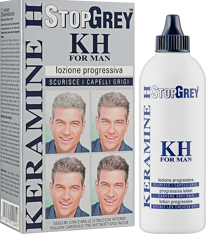 Лосьйон проти сивого волосся - Keramine H Stopgrey — фото N2