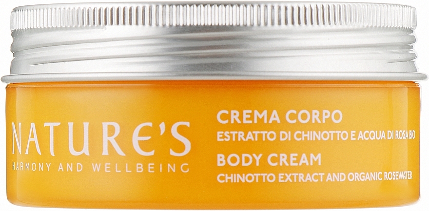 УЦЕНКА Крем для тела - Nature's Chinotto Rosa Body Cream * — фото N1