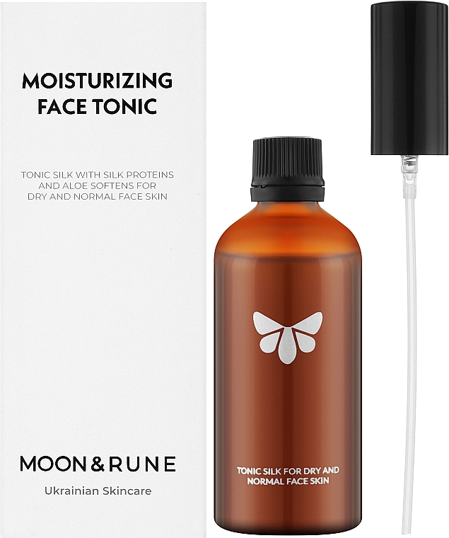 Тонік для обличчя з протеїнами шовку та алое - Moon&Rune Silk Tonic — фото N2