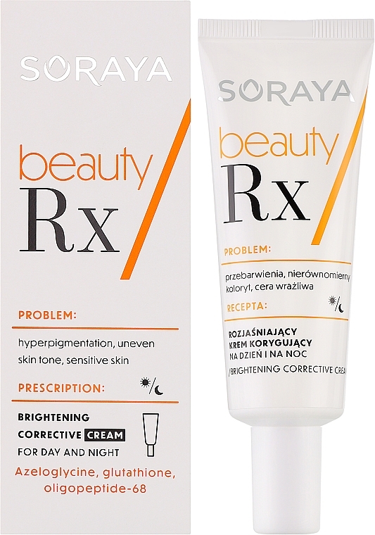 Корректирующий крем по уходу за чувствительной кожей, с изменением цвета и неровным тоном кожи - Soraya Beauty Rx — фото N2