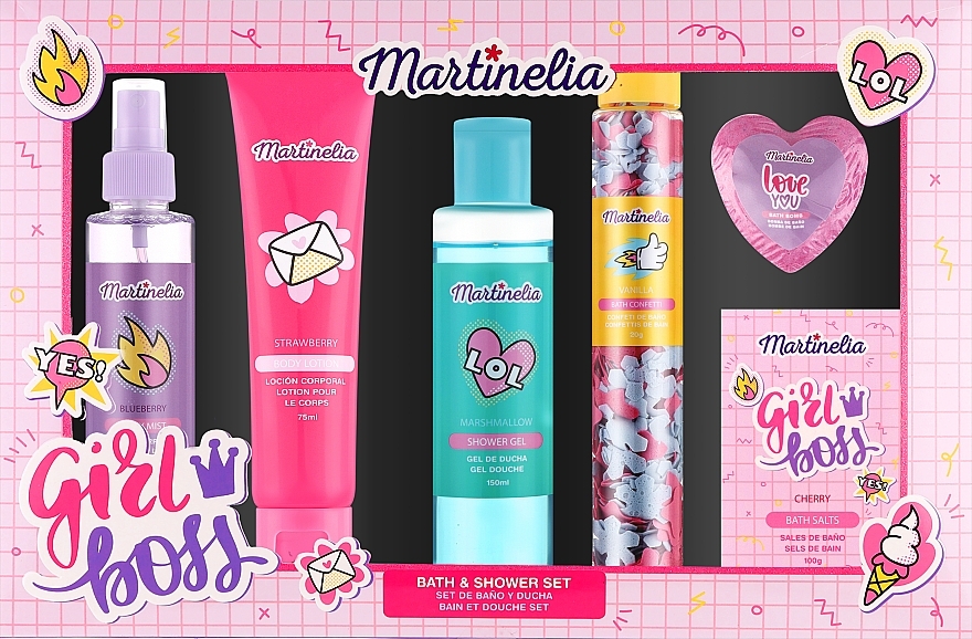 Набор, 6 продуктов - Martinelia Super Girl Bath & Shower Set  — фото N1