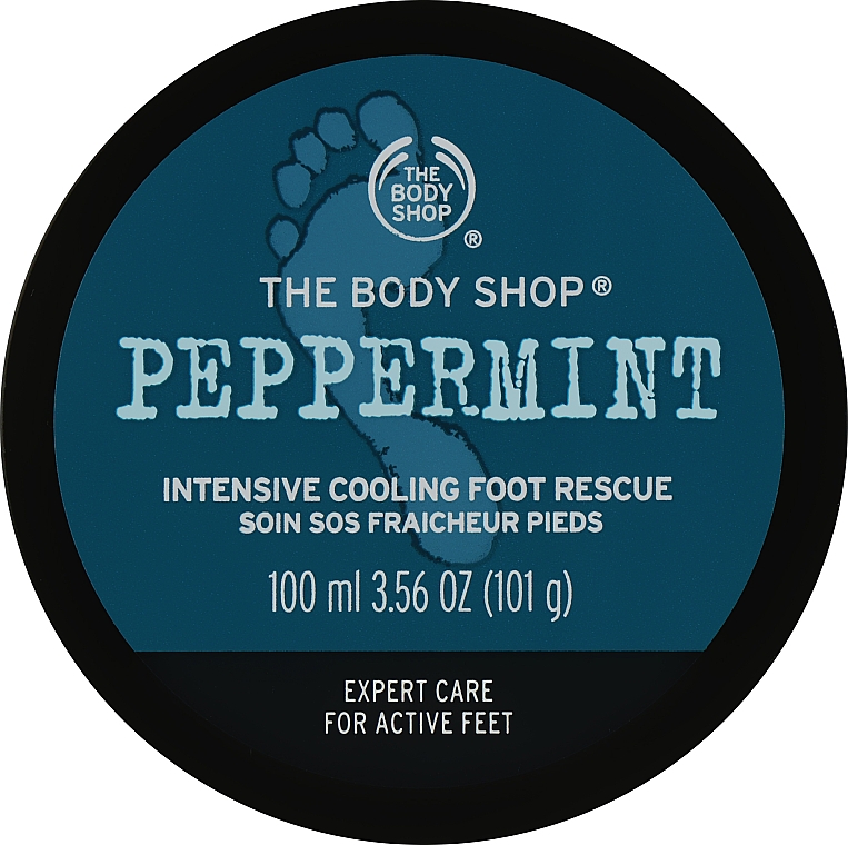 Восстанавливающий крем для ног - The Body Shop Peppermint Intensive Cooling Foot Rescue — фото N1