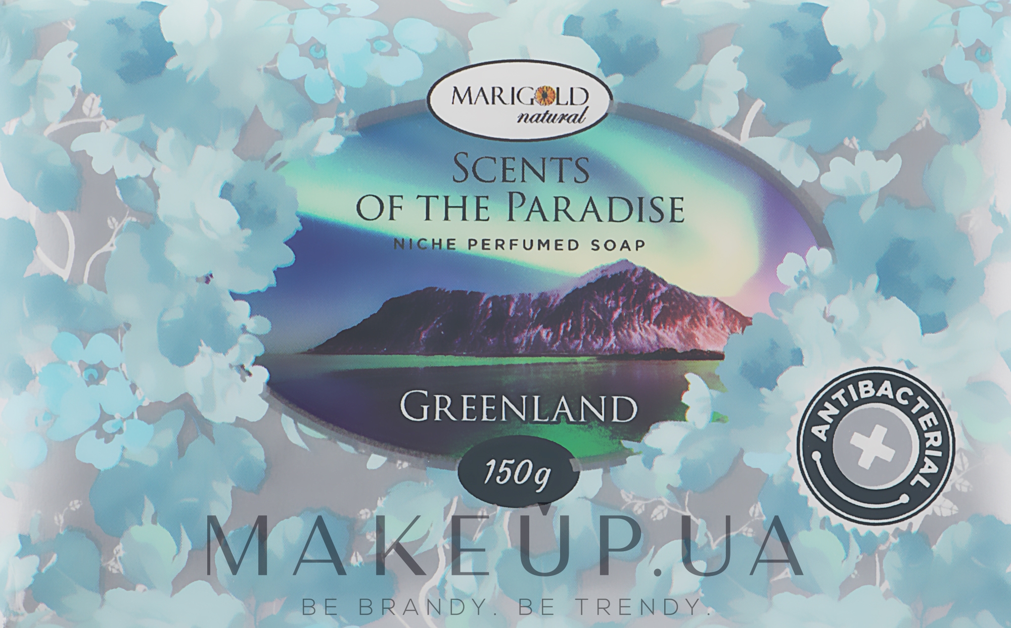 Твердое туалетное мыло "Гренландия" - Marigold Natural Niche Perfumed Soap — фото 150g