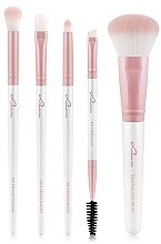 Духи, Парфюмерия, косметика Набор кистей для макияжа, 5 шт - Luvia Cosmetics Daily Selection Prime Vegan Candy Brush Set