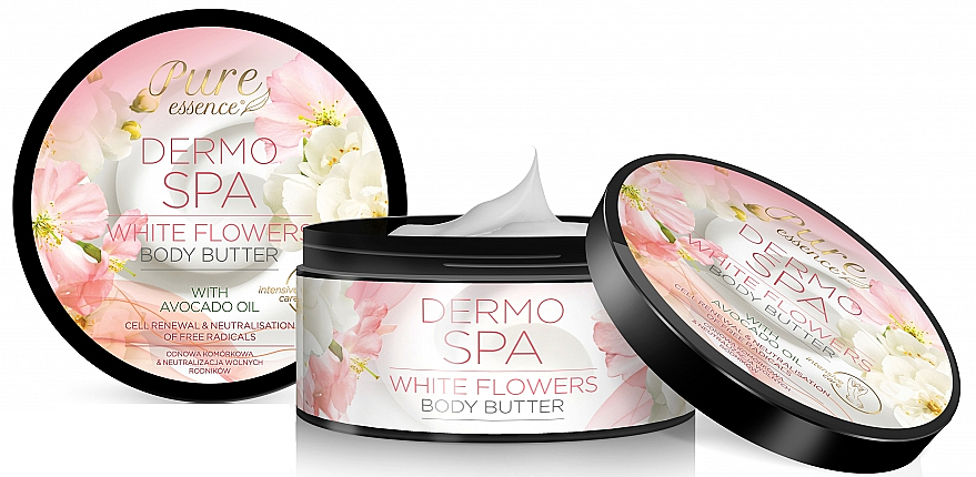 Олія для тіла "Білі квіти" - Revers Pure Essence Dermo Spa White Flowers Body Butter — фото N2