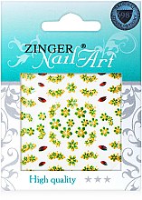 Духи, Парфюмерия, косметика Наклейки для дизайна ногтей, fda-194 - Zinger Nail Art Sticker