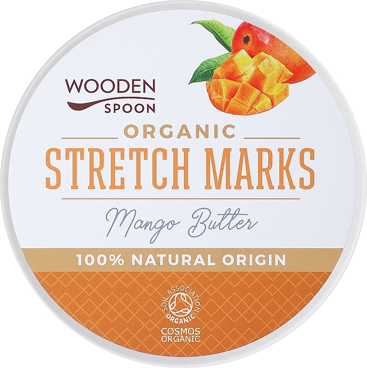 Олія для тіла від розтяжок "Манго" - Wooden Spoon Stretch Marks Mango Butter — фото N1