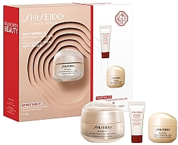 Парфумерія, косметика Набір - Shiseido Benefiance Wrinkle Smoothing Eye Set (eye/cr/15ml + conc/5ml + f/cr/15ml)