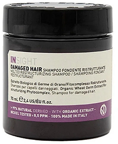 Шампунь для поврежденных волос - Insight Damaged Hair Melted Restructurizing Shampoo  — фото N1