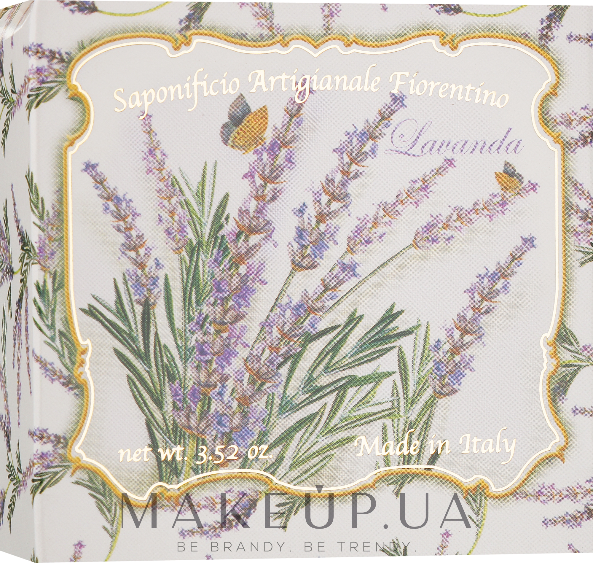 Натуральне мило "Лаванда" - Saponificio Artigianale Fiorentino Lavender Soap — фото 100g